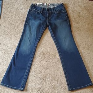 Ariat mid-rise bootcut stretch fit denim